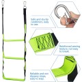 Itayak Boat Rope Ladder, 3 Step Boat Ladder, Foldable Assist Boarding Outdoor Climbing Rope Ladder for Inflatable Boat, Pontoon Boat, Sailboat, Kayak, Motorboat, Canoeing